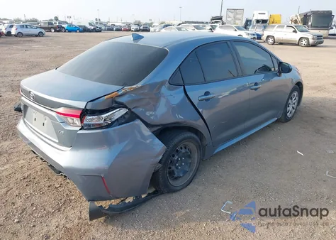 2020 Toyota Corolla Le z USA, uszkodzony, nr VIN 5YFEPRAE7LP051036